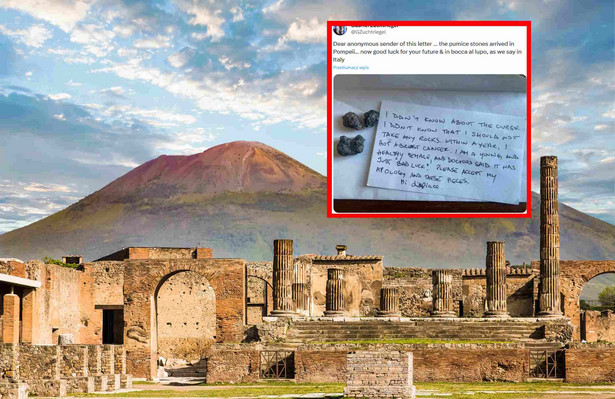 Złodzieje artefaktów ze starożytnego miasta mówią o “klątwie Pompejów”