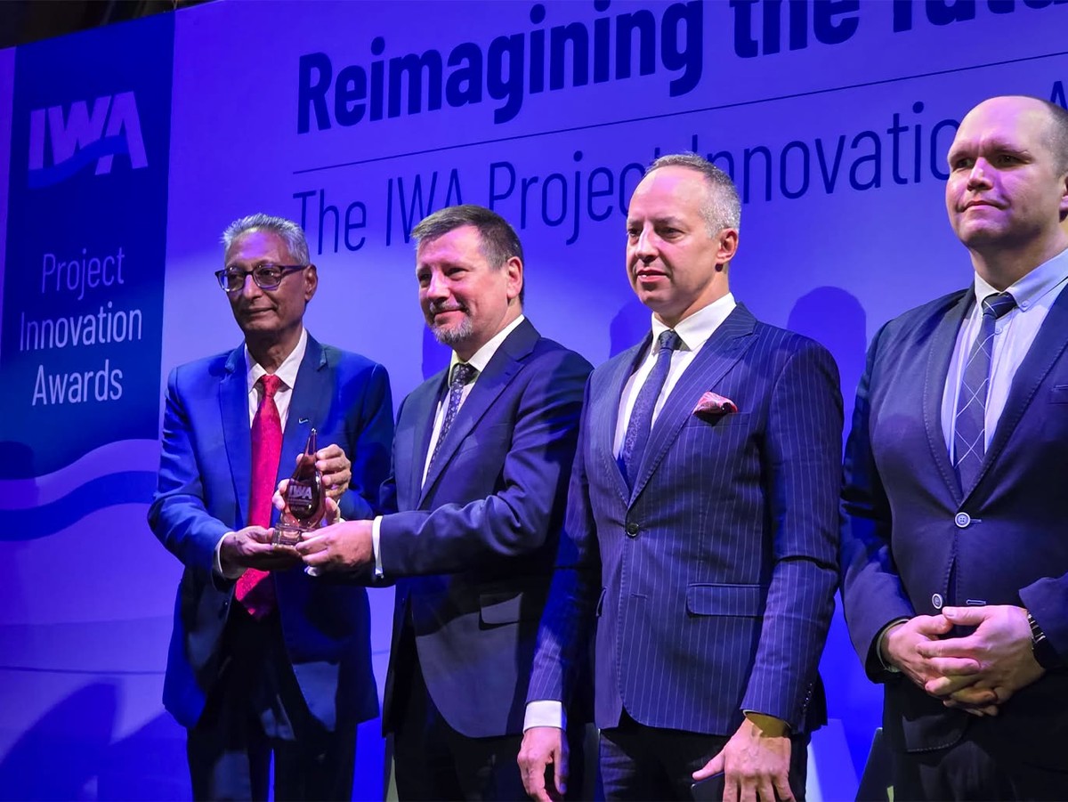 Wroclaw water company honored in Glasgow for water conservation program
