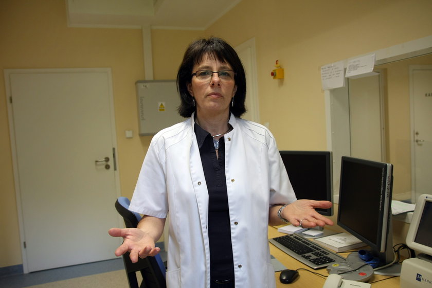 Małgorzata Cimińska z Wojewódzkiego Centrum Onkologii