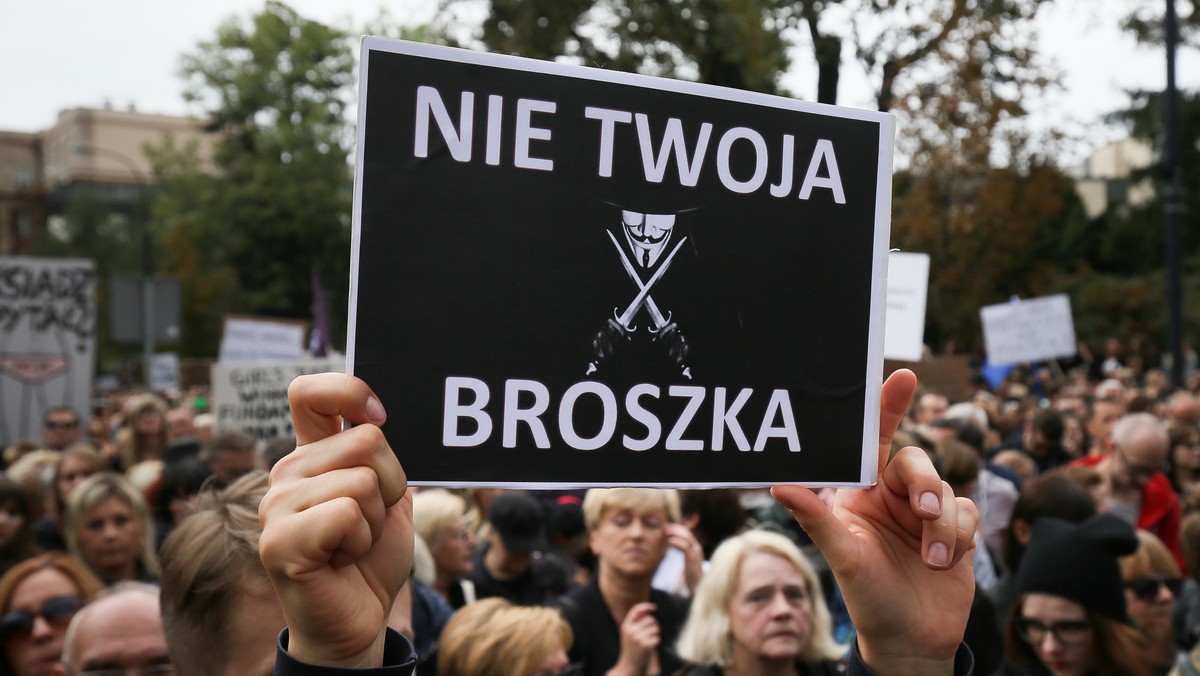 Aborcja dzieci ciąża kobiety Czarny Protest Żarty się skończyły