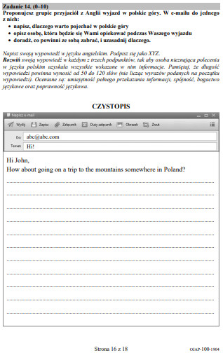 Egzamin ósmoklasisty 2019. Język angielski. Arkusz i wszystkie odpowiedzi -  Wiadomości