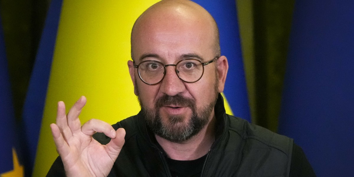 Przewodniczący Rady Europejskiej Charles Michel