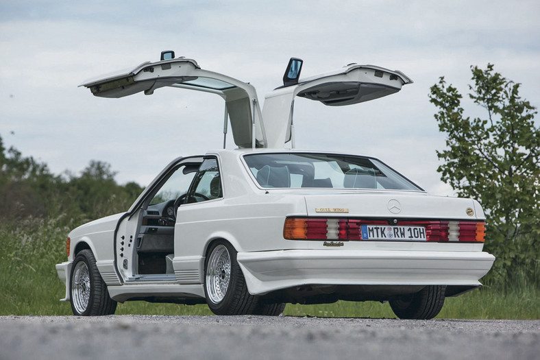 Mercedes 500 SEC Gullwing - tuning ekstremalny