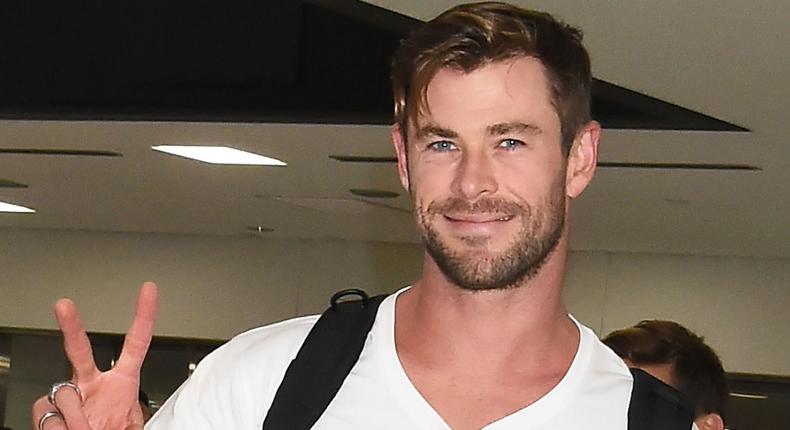 Chris Hemsworth Looks Ripped in Vacation Photo