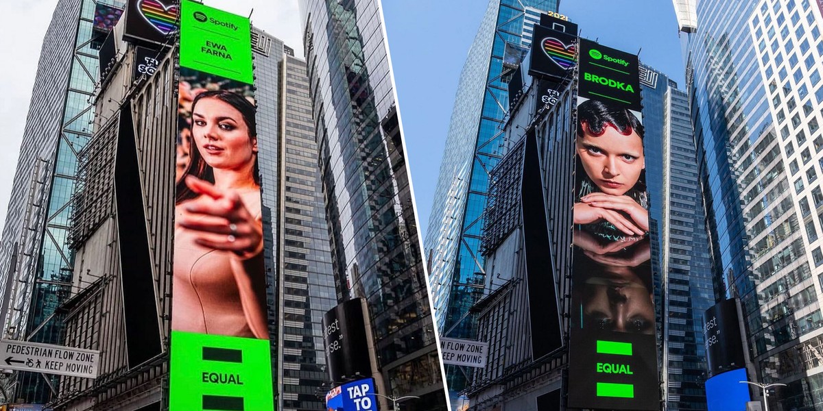 Ewa Farna i Monika Brodka pojawiły się na Times Square. 