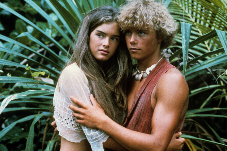 Brooke Shields i Christopher Atkins w filmie "Błękitna laguna" (1980)