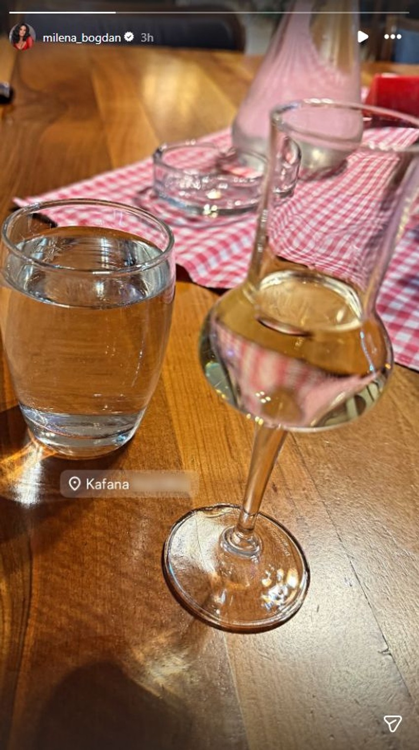 Milena Popović, objava