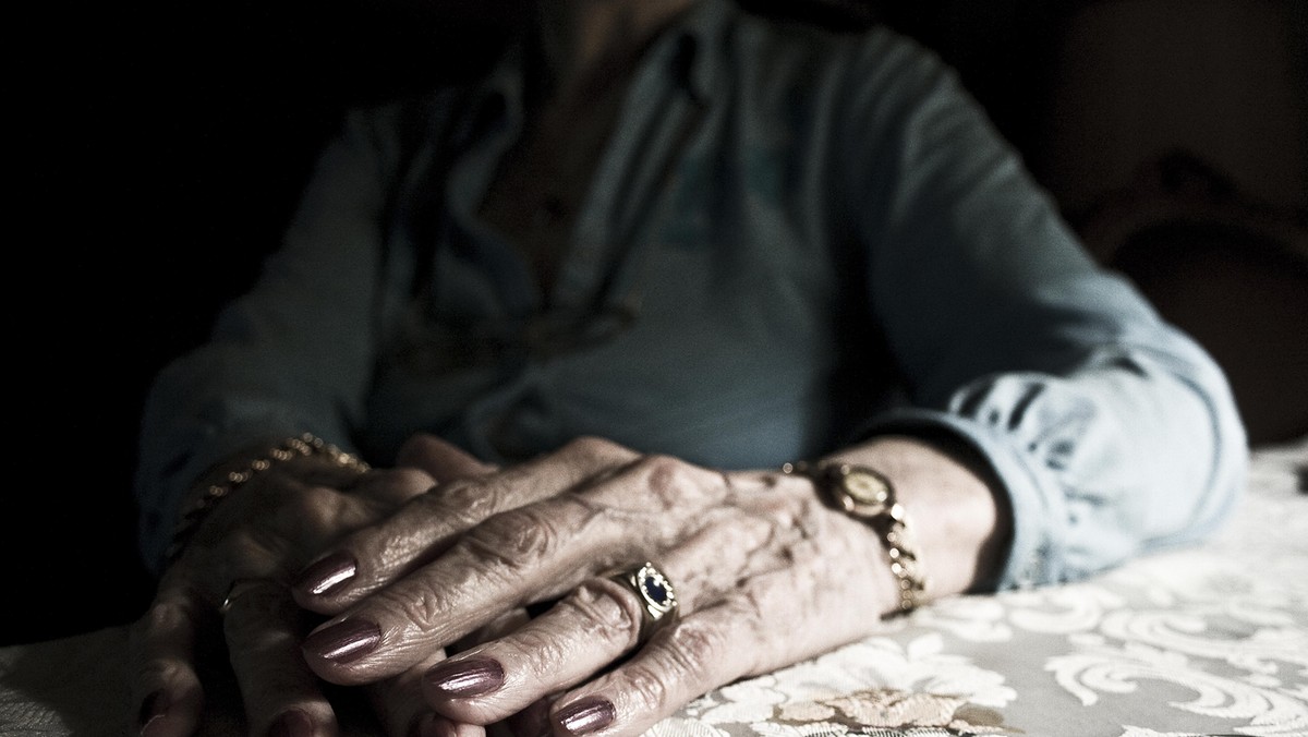 Close-up of a senior woman's hands, Buenos Aires, Argentina