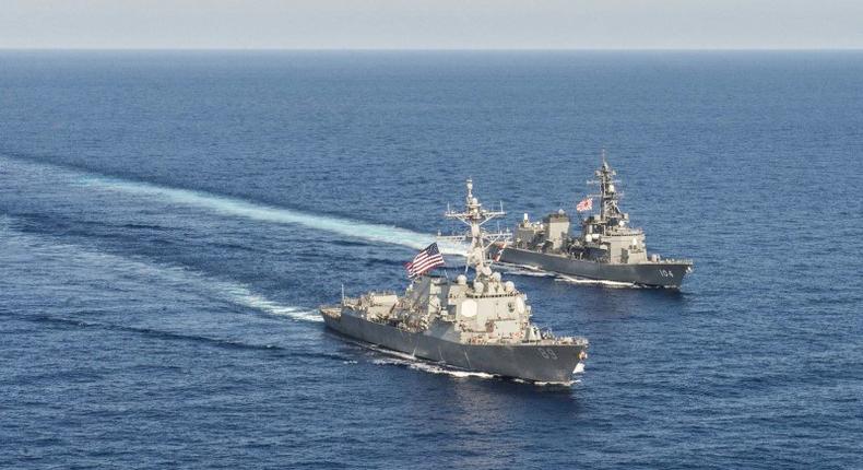 China armed forces warn Japan against South China sea patrols