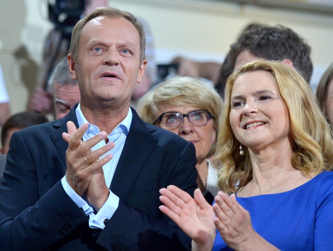Donald Tusk z żoną Małgorzata