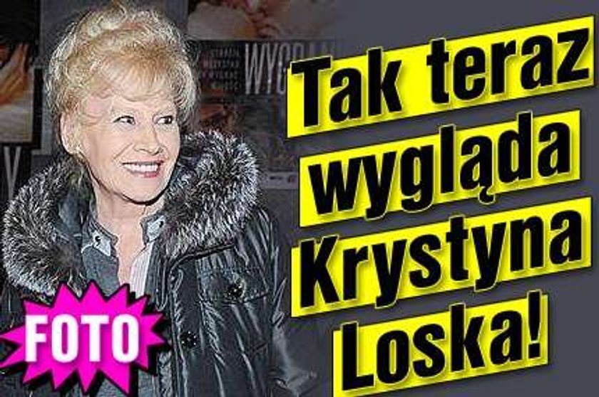 Tak teraz wygląda Krystyna Loska! FOTO