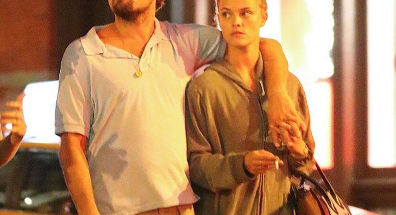 Leonardo DiCaprio and Nina Adgal