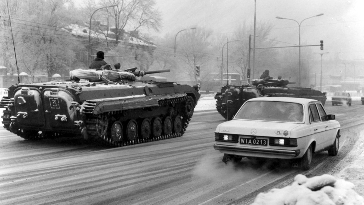 Warszawa, 13.12.1981, fot. IrIreneusz Sobieszczuk