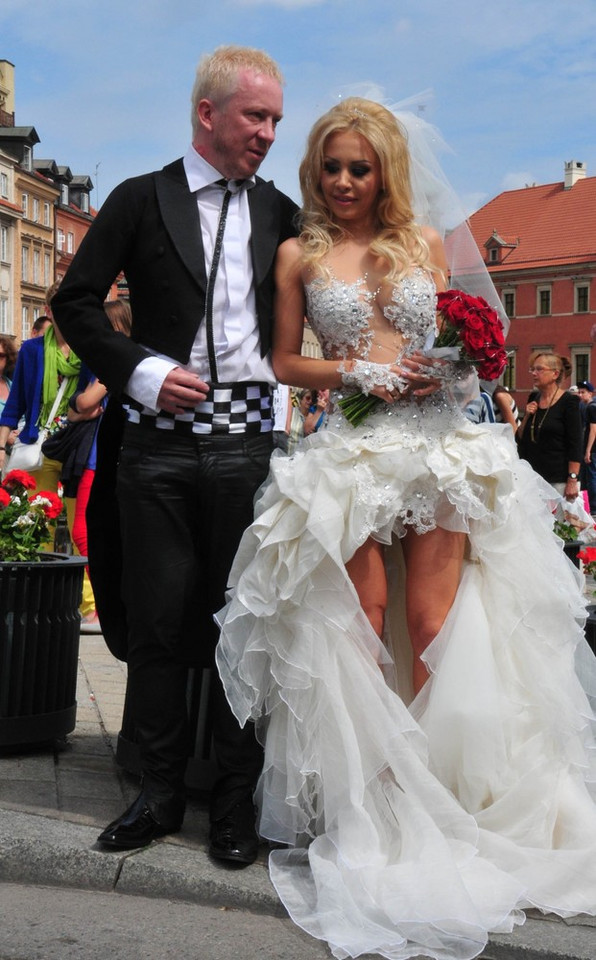 Ślub Tomasza Luberta i Ewy Wojtasik / fot. Włodzimierz Wasyluk / Reporter