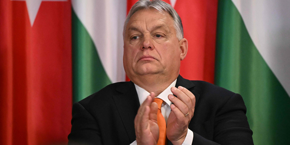 Premier Węgier Viktor Orbán .