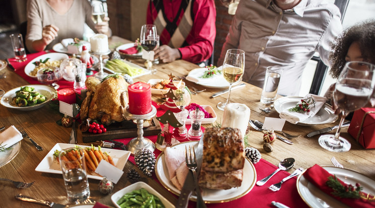 Figyeljünk arra mit eszünk karácsonykor! /Fotó: Shutterstock