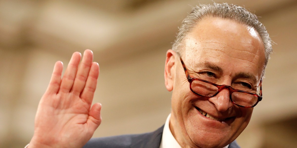 Chuck Schumer trolls Mitch McConnell with reappropriated 2009 letter to make a point about Trump's Cabinet hearings