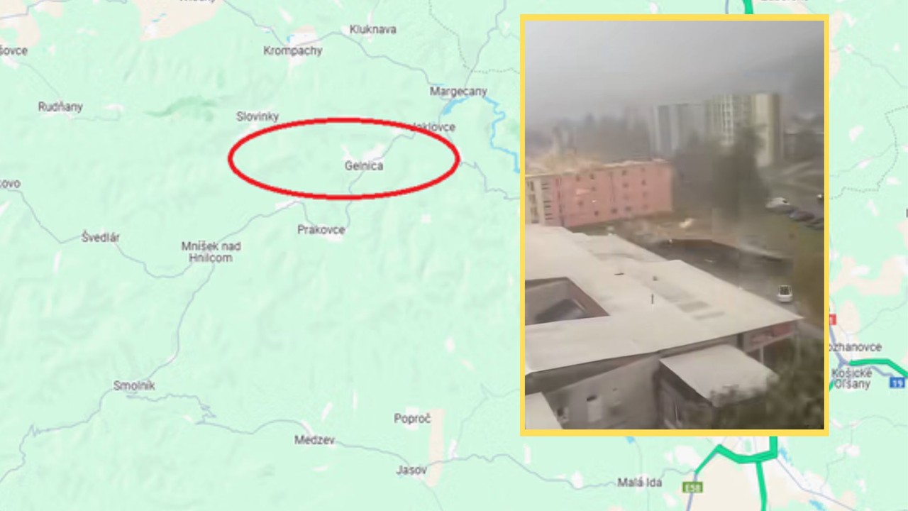 Chwile grozy na Słowacji. Wiatr porwał dach bloku
