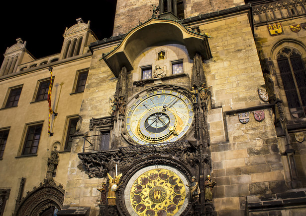 Zegar w Pradze z czasów bitwy pod Grunwaldem