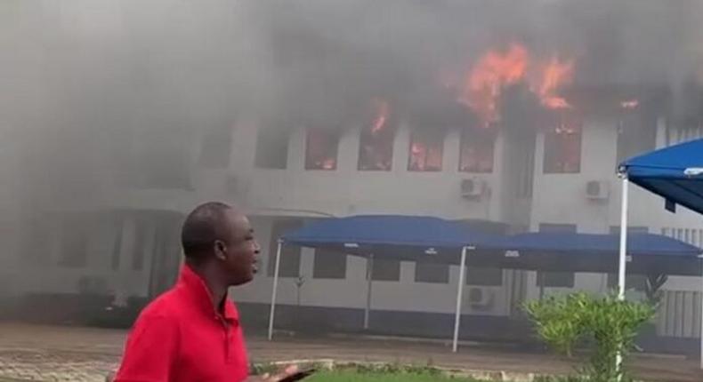 Mampong Technical fire