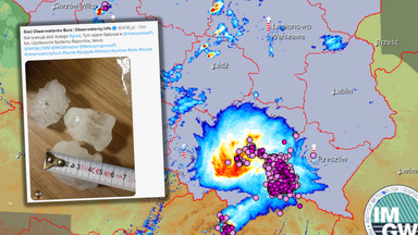 Burze z gradem przechodzą przez Polskę, setki interwencji [ZDJĘCIA]