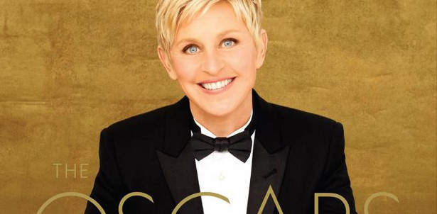 Oscary 2014. Plakat z Ellen DeGeneres