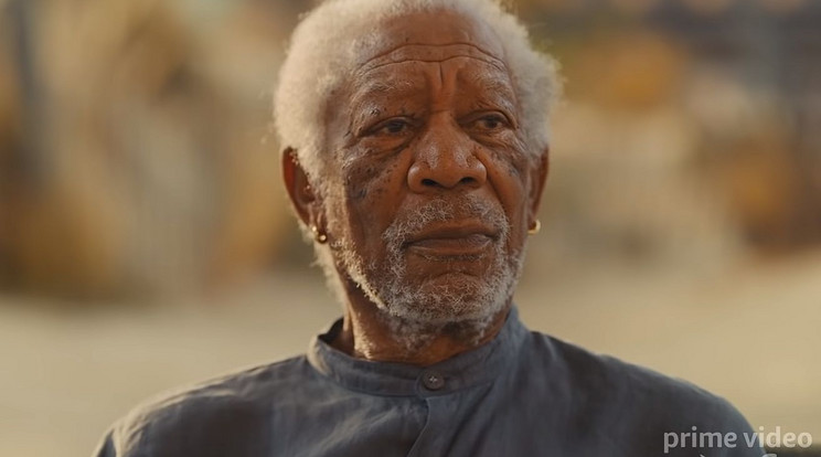 Morgan Freeman nem csak narrátorként, hanem a Solos fináléjában hús-vér valójában is szerepel a Solos 1. évadában / Fotó: Amazon Prime