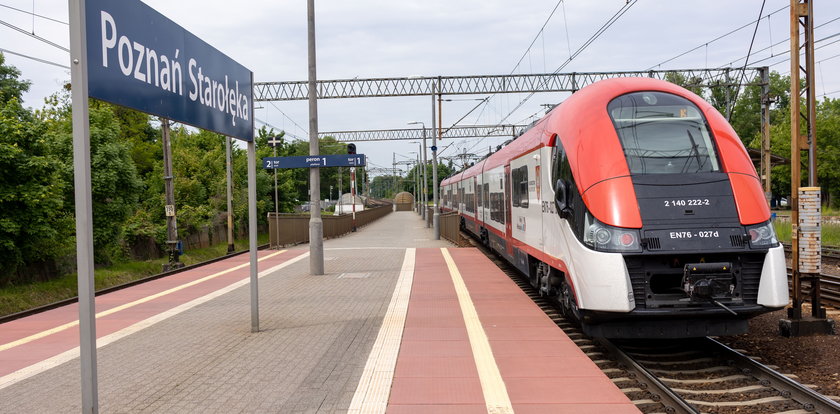 Starołęka bez tramwajów. Jedź pociągiem z nowym biletem!