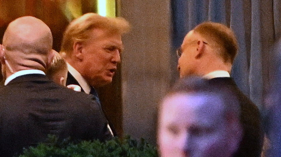 Donald Trump i Andrzej Duda przed spotkaniem