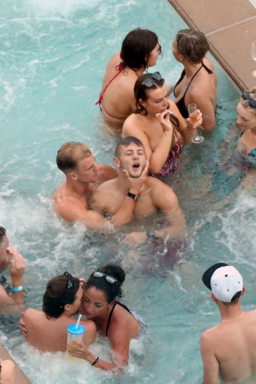 Jack Wilshere i Joe Hart na imprezie w Las Vegas