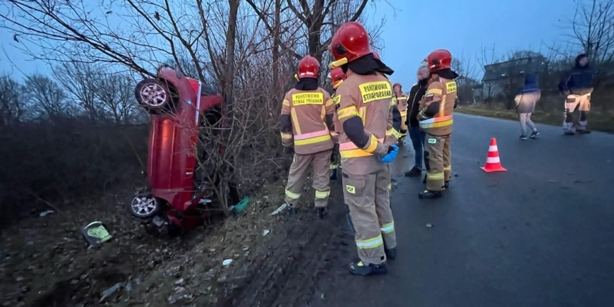 Wypadek 75-latka w Wołowie. 