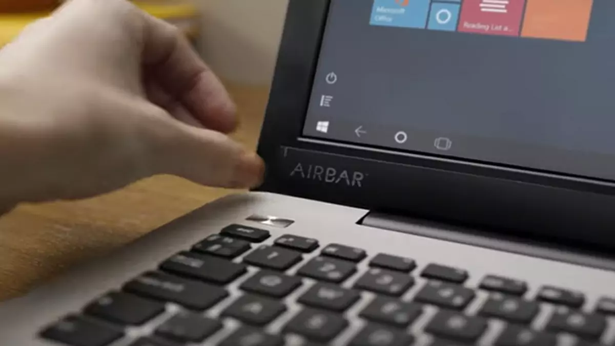 AirBar: Gadżet, który zamieni ekran każdego laptopa w dotykowy