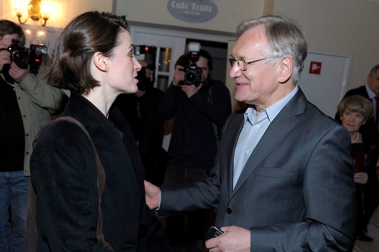 Agnieszka Grochowska i Andrzej Seweryn