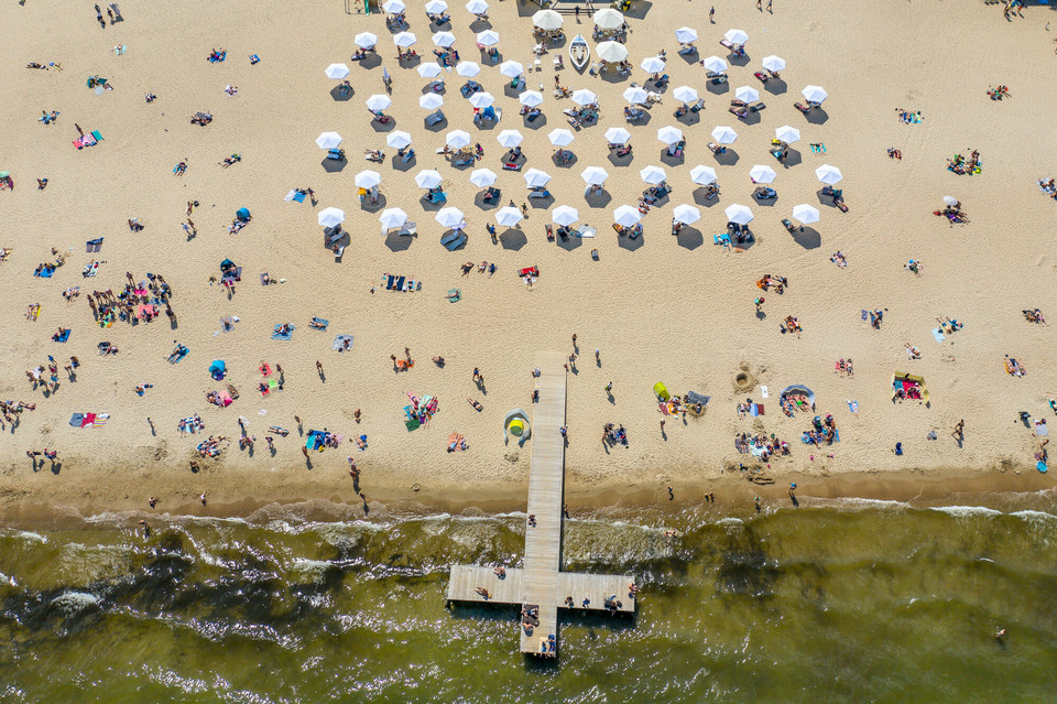 Plaża w Sopocie