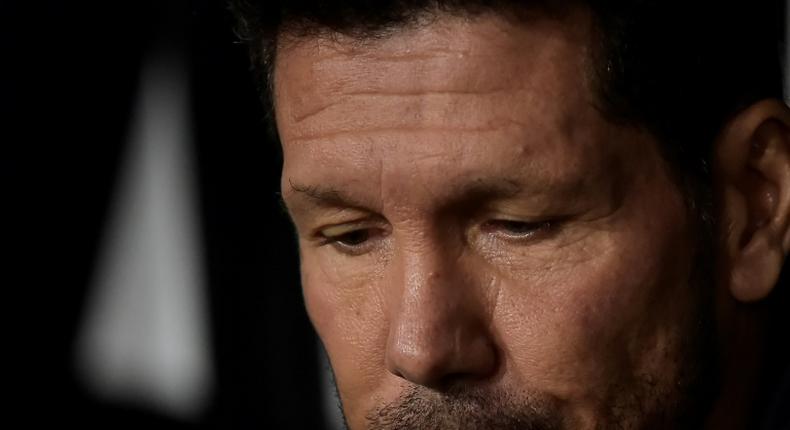 Coach Diego Simeone is looking to turn Atletico Madrid's season around