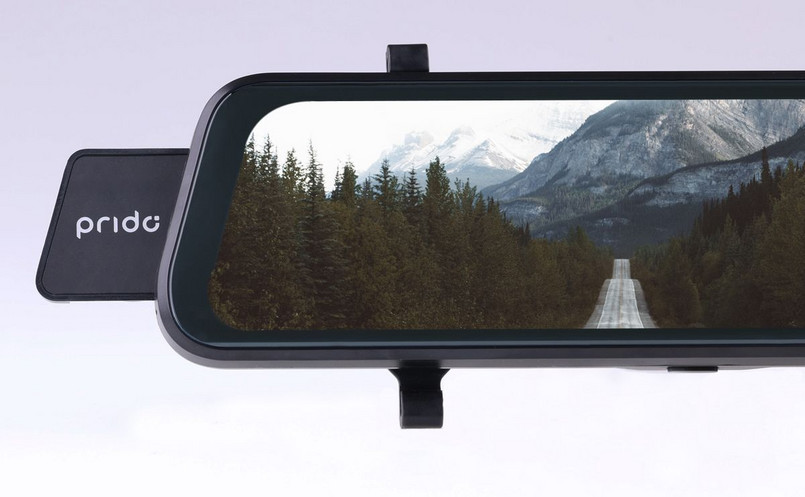 Prido X6 - kamera samochodowa z ekranem w lusterku