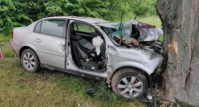 Krzyż, tabliczka, kwiaty. Kolejna tragedia na tym samym drzewie. Koszmarna śmierć młodych mężczyzn