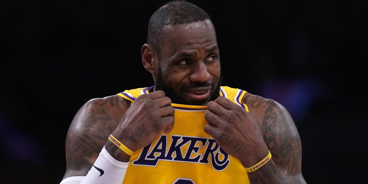 LeBron James nie zagrał w dwóch ostatnich spotkaniach Lakersów.