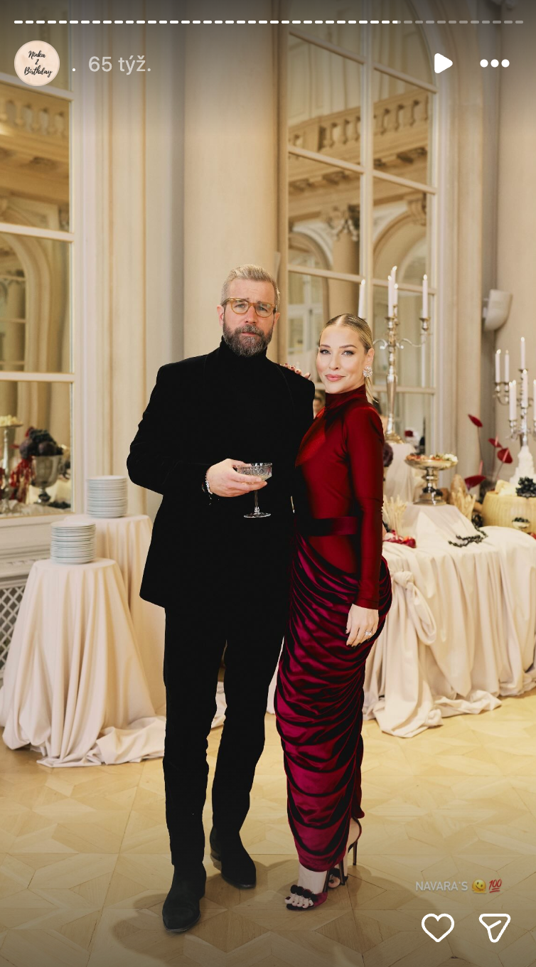 Michal Navara a Dominika Cibulková.