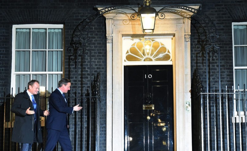 Donald Tusk i David Cameron