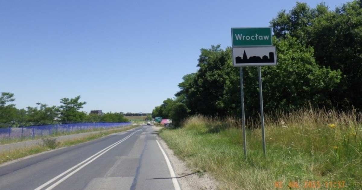 Ważny odcinek wlotu do Wrocławia w remoncie