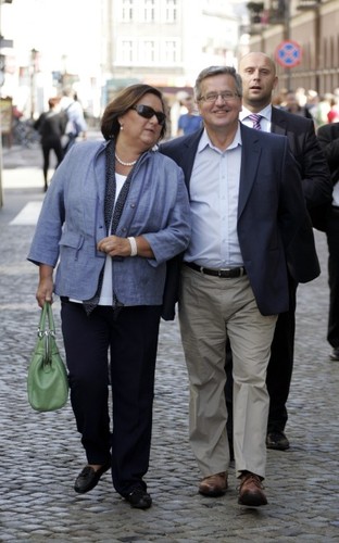 Anna i Bronisław Komorowscy