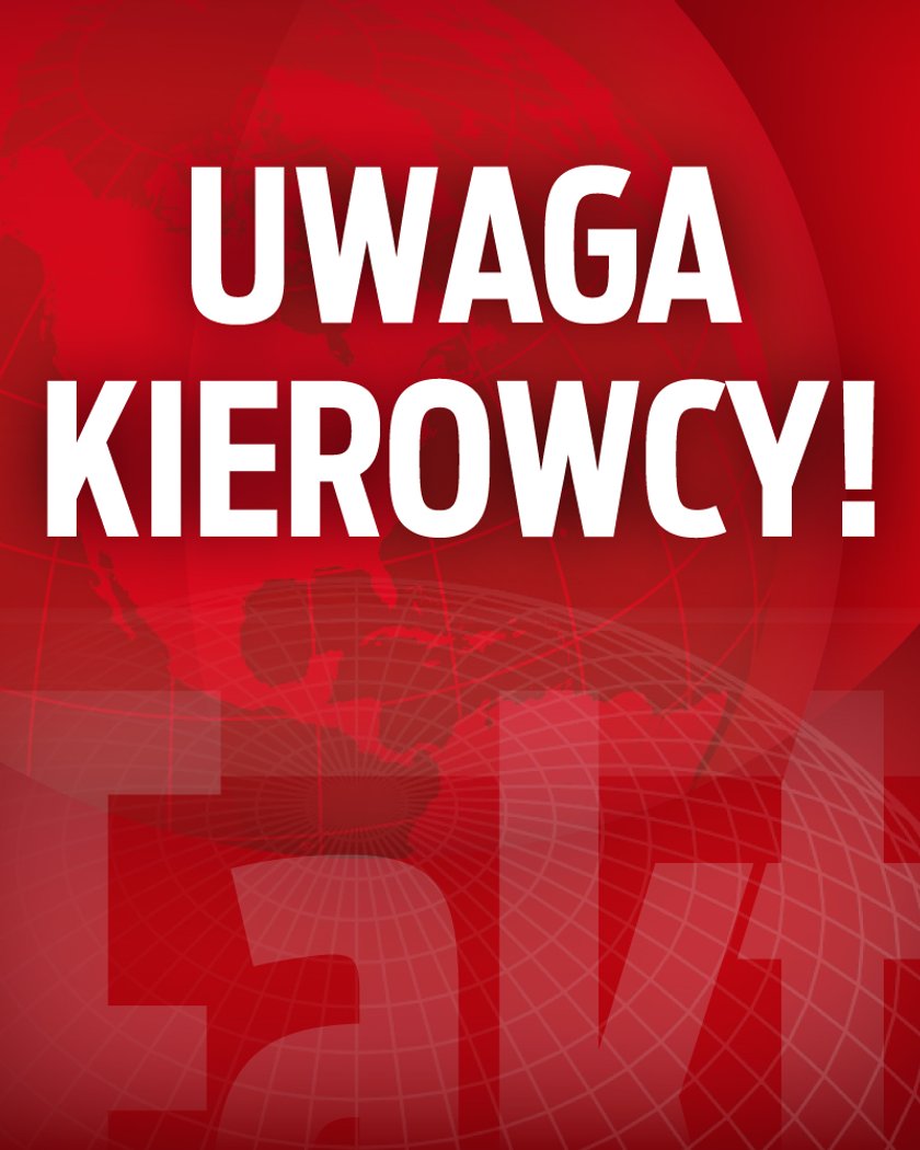 Zaślepka uwaga kierowcy