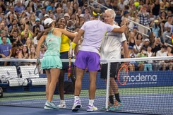 Iga Świątek i Rafael Nadal stworzyli parę deblową i zagrali dla Ukrainy