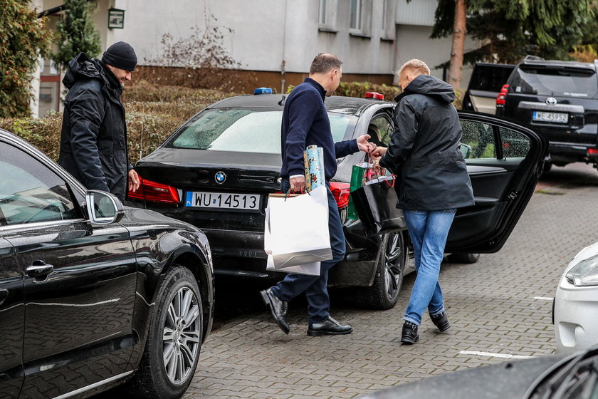 Andrzej Duda z rodziną wyjechali na święta