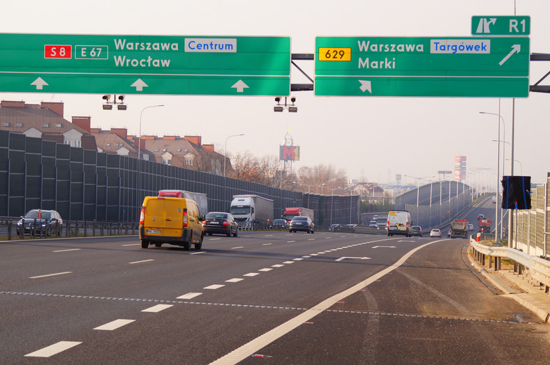 Odcinkowy pomiar prędkości na trasie S8 już działa