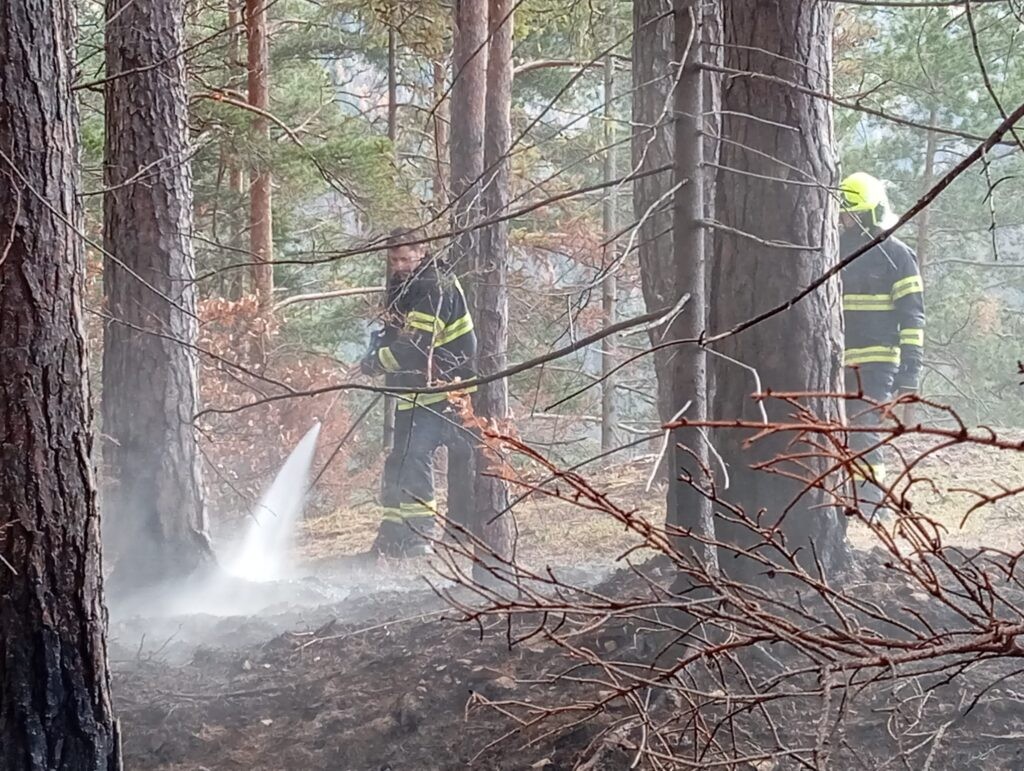 V Slovenskom raji horelo, požiar sa podarilo včas uhasiť.