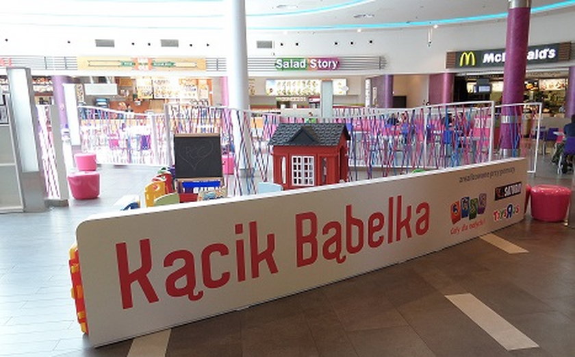 Mini plac zabaw czeka na dzieci w Poznań City Center