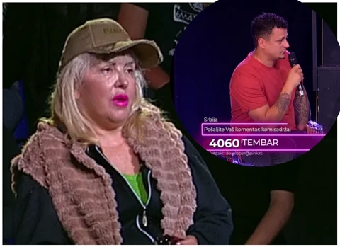 Jasmina Ana i Borislav Terzić Terza (Foto: Screenshot TV Pink)