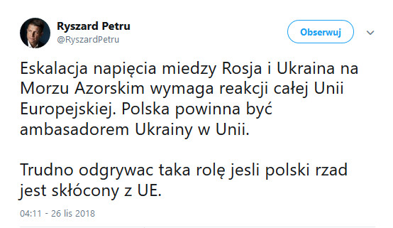 Wpadka Petru